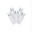  Vickerman X13W569 50' White 100 Light LED Twinkle Curtain String 