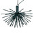  Vickerman X21G089 80Lt x 16" Green Starburst PureWhite LED 