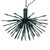  Vickerman X21G089 80Lt x 16" Green Starburst PureWhite LED 