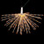  Vickerman X21W247 240Lt x 32" White Starburst Yellow LED 