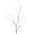 Vickerman X221518 - 6 ft White Birch Christmas Garland - Warm White LED