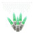  Vickerman X6W3104 9' LED Green Icicle Christmas Light String 