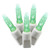  Vickerman X6W3104 9' LED Green Icicle Christmas Light String 