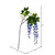 Vickerman EF222202 - 56 in. Cobalt Blue Wisteria Hanging Artificial Spray