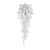 Vickerman K160307 - 36" White Fir Teardrop Wreath