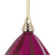 Vickerman M132621 - 12 inch Berry Red Glitter Teardrop Christmas Ornament