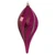 Vickerman M132621 - 12 inch Berry Red Glitter Teardrop Christmas Ornament