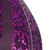 Vickerman M132626 12" Plum Candy Glitter Swirl Drop