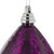 Vickerman M132626 12" Plum Candy Glitter Swirl Drop