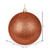 Vickerman N592071DG - 8 inch Coral Glitter Ball Christmas Ornament