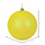Vickerman N591078DG 4" Yellow Glitter Ball Drilled 6/Bag