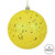 Vickerman N591078DQ 4" Yellow Sequin Ball Drilled 6/Bag