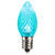  Vickerman XLEDC7LT-25 C7 Prism LED Teal Twinkle Spare Bulbs 