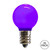  Vickerman XLEDCG36-25 G30 Purple Color LED Spare Christmas Bulbs E12 