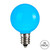  Vickerman XLEDCG4L-25 G40 Teal Color LED Spare Christmas Bulbs E12 
