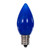  Vickerman XLEDSC72-25 C7 LED Blue Spare Christmas Bulbs 120Vg 