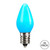  Vickerman XLEDSC7LT-25 C7 LED Teal Twinkle Spare Bulbs 
