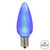  Vickerman XLEDSC92T-25 C9 LED Blue Twinkle Spare Bulbs 