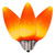  Vickerman XLEDSC98-25 C9 LED Orange Spare Christmas Bulbs 