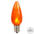  Vickerman XLEDSC98T-25 C9 LED Orange Twinkle Spare Bulbs 
