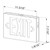 Halco 97107 Green Die Cast Emergency Exit Sign