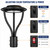 Black Outdoor Dark Sky LED Pole Light for 3" Diameter Post 