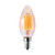 Halco 85059 LED B11 Bullet Amber Filament Bulb