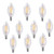Halco 85060 LED B11 Clear Filament Bulb