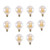 Halco 85072 LED G25 Clear Filament Bulb