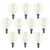 Halco 85086 - G16.5 LED Clear Filament Bulb - 3000K - E12 Base