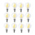 Halco 85087 LED G16.5 Clear Filament Bulb