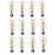 Halco 85147 LED ST19 Clear Filament Bulb