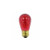 Halco 9052 S14 Transparent Red Incandescent Sign Bulb