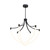 Artcraft Lighting Artcraft AC6810BK Cascata LED Chandelier 