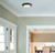 Westinghouse 6117400 - 20W LED Matte Black Flush Mount Ceiling Light - 11 in Diameter