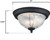 Westinghouse 6117700 - 1-Light Matte Black Flush Mount Ceiling Light - 11 in Diameter