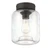 Westinghouse 6119300 - 1-Light Oil Rubbed Bronze Semi-Flush Ceiling Light - 8 in Diameter