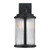 Westinghouse 6120600 - 1-Light Textured Black Outdoor Wall Lantern with Motion Sensor