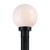 Westinghouse 6123000 - 1-Light Black Polycarbonate Outdoor Post Light - 12-3/4 in High