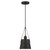 Westinghouse 6125300 - 1-Light Black-Bronze Mini Pendant Light - Pasco - 7 in Wide