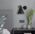 Westinghouse 6125400 - 1-Light Matte Black Swing Arm Wall Sconce - Trocadero