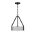 Westinghouse 6125800 - 1-Light Matte Black Drum Pendant Light - Callowhill - 12 in Wide