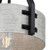 Westinghouse 6125800 - 1-Light Matte Black Drum Pendant Light - Callowhill - 12 in Wide