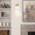 Westinghouse 6127600 - 1-Light Champagne Brass Wall Sconce - Dorney - 9 in High