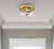 Westinghouse 6128600 - 2-Light Champagne Brass Flush Mount Ceiling Light - 12 in Wide