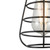 Westinghouse 6130700 - 1-Light Matte Black Caged Semi-Flush Mount Ceiling Light