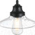 Westinghouse 6132200 - 1-Light Matte Black Pendant Light - Iron Hill - 11 in Wide