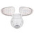 Westinghouse 6364200 - 18W LED White Outdoor Twin Head Security Light with Motion Sensor