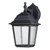 Westinghouse 6400100 - 9W LED Black Outdoor Wall Lantern - 11 in High - Clear Seeded Glass