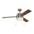 Trans Globe F-1025 BN Master Collection Reversible Blades, 3-Blade, LED, Transitional Ceiling Fan 